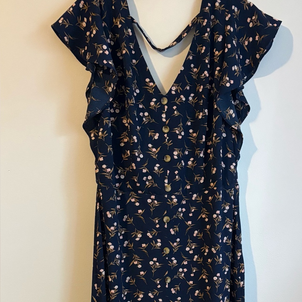Floral Button-Down Dress